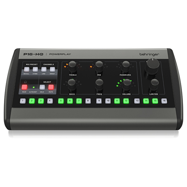 BEHRINGER P16-HQ 16-Kanal Kişisel Monitör Mikseri